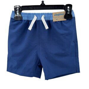 Chubbies The Mini Blues Boys Swim Trunks Size 5 Blue Quick-Dry Mesh Lined